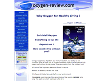 Tablet Screenshot of oxygen-review.com